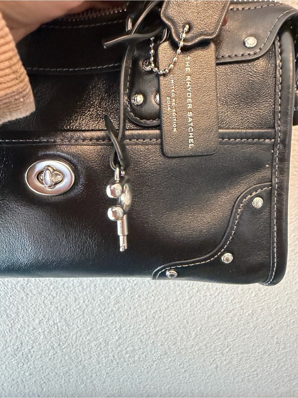 Coach Black Rhyder 24 Satchel with Removable Straps - Picture 4 of 11